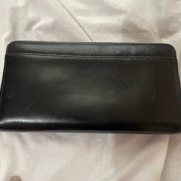 KATE SPADE Haute Stuff Piñata Llama Lacey Zip Around Leather Clutch Wallet READ - Picture 6 of 16